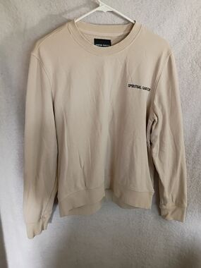 Original 2008 Spiritual Gangster Men's Cream Crewneck Sweatshirt